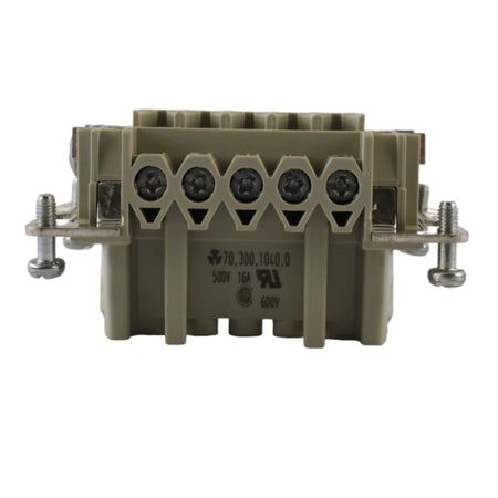 Inserto connettore femmina 10 poli a vite WIELAND