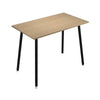 Tavolo verniciato in melaminico e gambe metalliche per sale riunioni cm. 80/140/160/180x105h