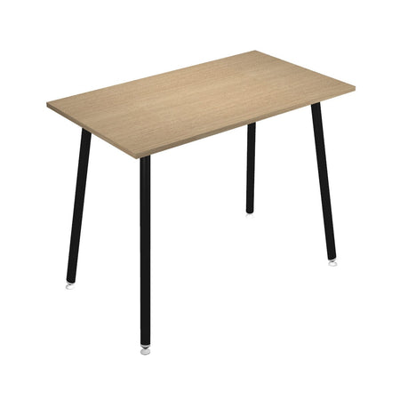 Tavolo verniciato in melaminico e gambe metalliche per sale riunioni cm. 80/140/160/180x105h