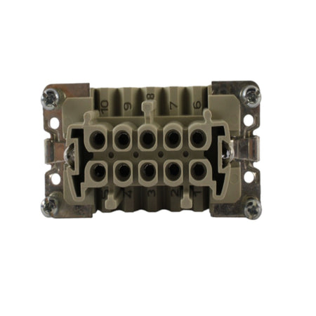 Inserto connettore femmina 10 poli a vite WIELAND