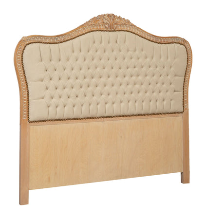 Biscottini Testata Letto Biscottini Design Classico Faggio Massello Imbottita Naturale