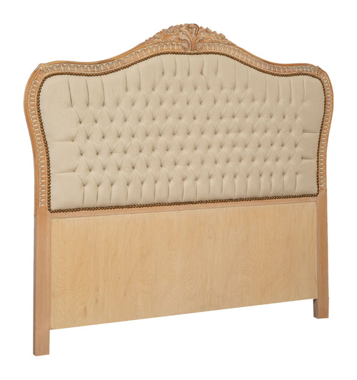 Biscottini Testata Letto Biscottini Design Classico Faggio Massello Imbottita Naturale