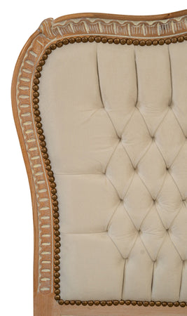 Biscottini Testata Letto Biscottini Design Classico Faggio Massello Imbottita Naturale