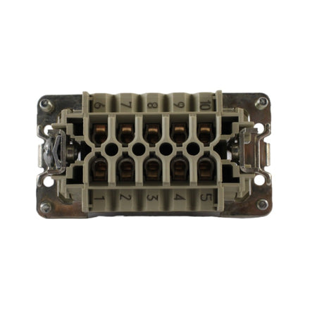 Inserto connettore femmina 10 poli a vite WIELAND