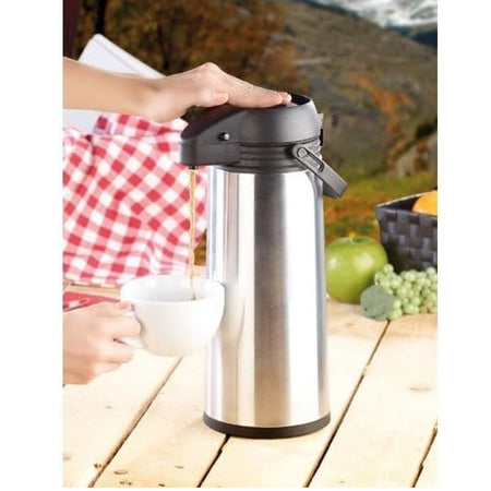 Thermos Grande con rubinetto Capacità 1.9LT Acciaio Inox Plastica 13x17 H35.5cm
