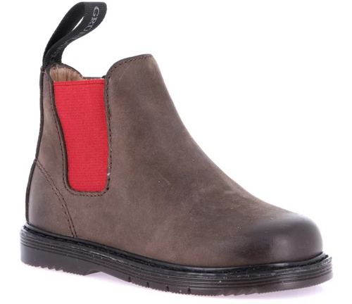 Beatles con elastico colorato marrone NILL 23 al 28 Grunland Junior