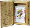 Biscottini Contenitore per carte da gioco 7 FIORI 10x3x14 resistente pratico L10xPR3xH14