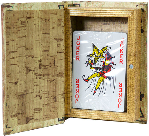 Biscottini Contenitore per carte da gioco 7 FIORI 10x3x14 resistente pratico L10xPR3xH14