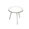 Tavolo rotondo sale riunioni con 3 gambe in metallo verniciato cm. 80/100x74,4h