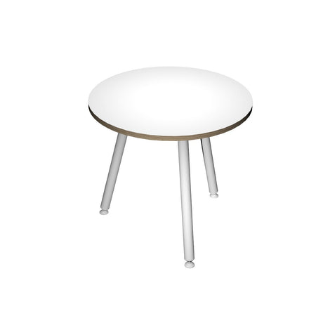 Tavolo rotondo sale riunioni con 3 gambe in metallo verniciato cm. 80/100x74,4h