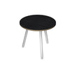 Tavolo rotondo sale riunioni con 3 gambe in metallo verniciato cm. 80/100x74,4h