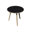 Tavolo per sale riunioni di forma rotonda con 3 gambe in legno cm. 80/100x74,4h