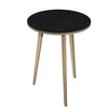 Tavolo a forma rotonda per sale riunioni con gambe in legno cm. 80/100x105h