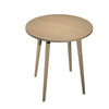 Tavolo a forma rotonda per sale riunioni con gambe in legno cm. 80/100x105h