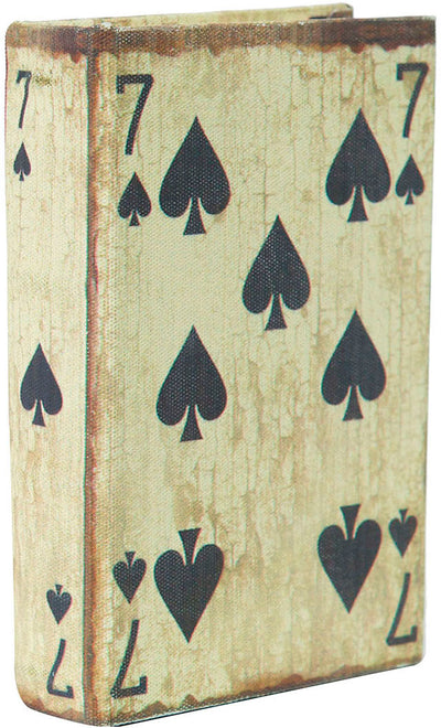 Biscottini Contenitore per carte da gioco 7 PICCHE 10x3x14 resistente pratico L10xPR3xH14