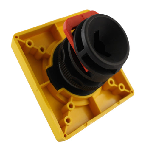 Maniglia bloccoporta giallo/rosso Lovato Electric