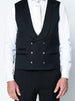 LAB001 Abito Uomo Lab001 Gilet Doppiopetto da uomo