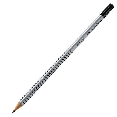 Matita Grafite Grip 2001 Hb Triangolare C/Gommino Faber Castell