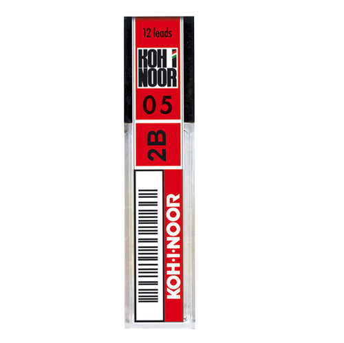 Astuccio 12 Micromine 0,5Mm 2B E205 Kohinoor