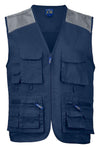 Gilet Multitasche Blu Gilet Pescatore Magazziniere Officina Muratore
