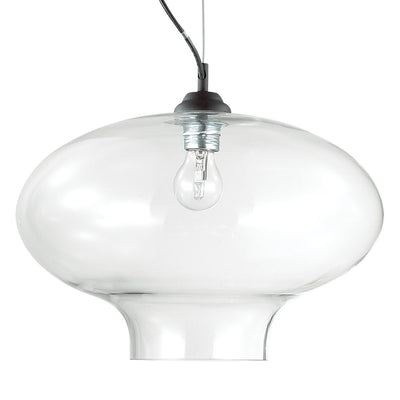 Lampadario moderno Ideal Lux BISTRO SP1 120898 120904 E27 LED vetro sospensione