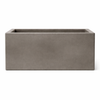 Vaso Cromia rettangolare per piante in resina Made in Italy 100 x 40 cm