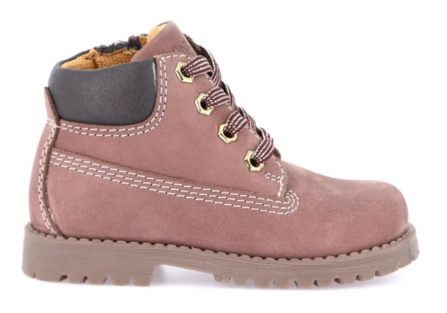 Scarponcino bimba con lacci e zip dal 21 al 28 Grunland Junior