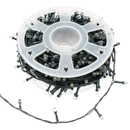 Luci di natale catena led "Diamante" 50 mt da esterno addobbi natalizi Ø 8 mm