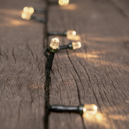 Luci di natale catena led "Diamante" 50 mt da esterno addobbi natalizi Ø 8 mm