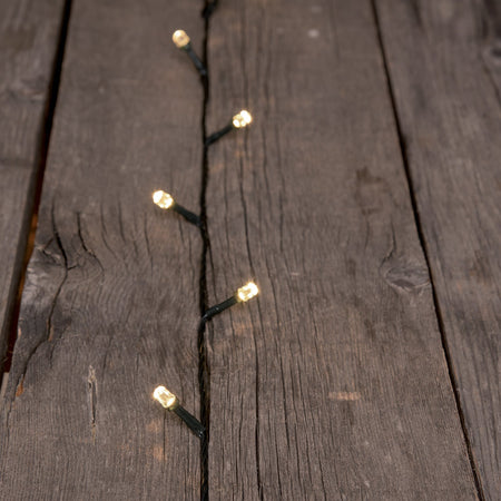 Luci di natale catena led "Diamante" 50 mt da esterno addobbi natalizi Ø 8 mm