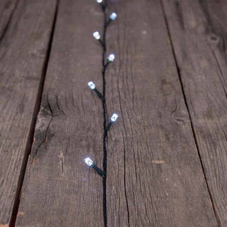 Luci di natale catena led "Diamante" 50 mt da esterno addobbi natalizi Ø 8 mm