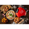 ARIETE FORNO PIZZA ROSSO (0909/10) - PISTRA IN PIETRA REFRATTARIA - 5 LIVELLI COTTURA - 1200W