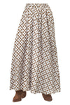 NIU - Gonna - 450206 - Bianco/Tabacco da donna