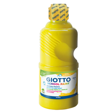 Tempera Pronta 250Ml Lavabile Giotto Giallo