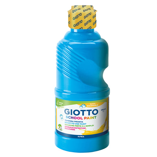 Tempera Pronta 250Ml Lavabile Giotto Cyano