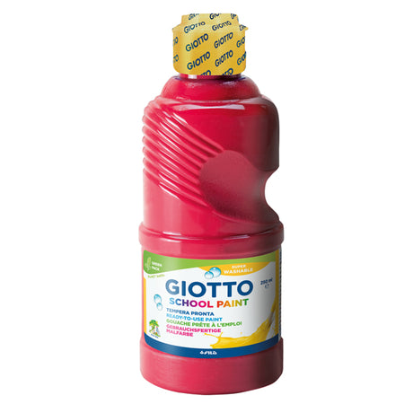 Tempera Pronta 250Ml Lavabile Giotto Rosso