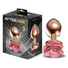 Plug Anale in Metallo taglia S con Rosa Pink