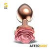 Plug Anale in Metallo taglia S con Rosa Pink