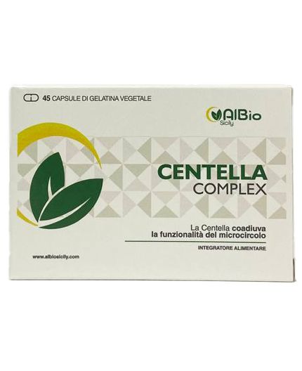 Centella Complex 45 caps. con Mirtillo, Rusco, Ippocastano, Amamelide migliorano il microcircolo sollievo alle gambe