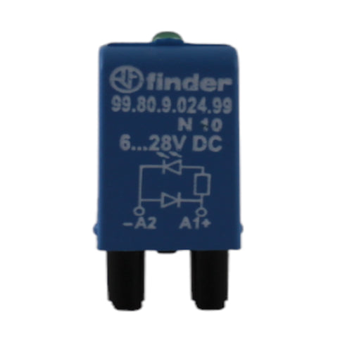 Finder Modulo LED Verde Diode 6 di 24 V DC