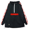 MASS DENIM Giacca a Vento Infilabile Uomo Protect Black/red da uomo