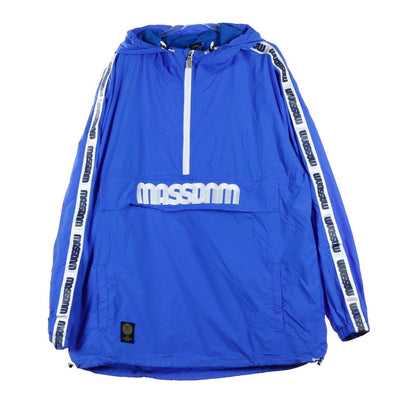 MASS DENIM Giacca a Vento Infilabile Uomo Protect Royal/white da uomo