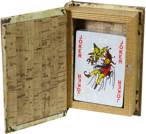 Biscottini Contenitore per carte da gioco RE PICCHE 10x3x14 resistente pratico L10xPR3xH14