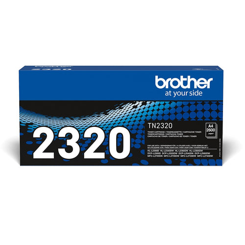 Toner Nero Originale Brother TN2320 da 2600 Pag Per DCP-L2500D/L2540DN