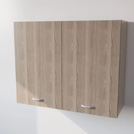 Pensile Scolapiatti Cucina con Ante in Legno Nobilitato Olmo Altezza 72 cm
