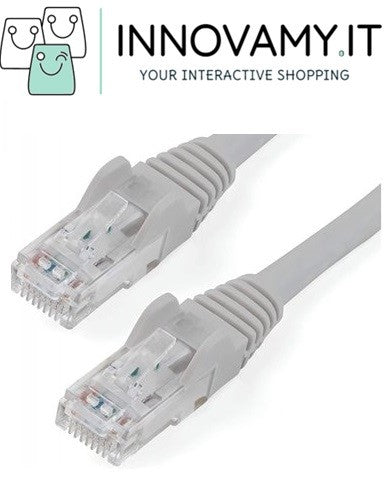 Cavo di rete Cable NERO CAT 5E - 1 metri