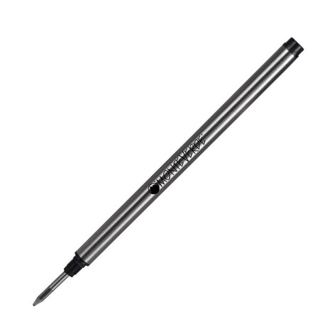 Blister 2 Refill In Metallo Per Roller Montblanc Nero Punta Fine