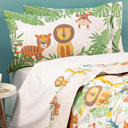 Lenzuola  Tropical ! Caleffi Kids Completo in cotone Colore e Comfort