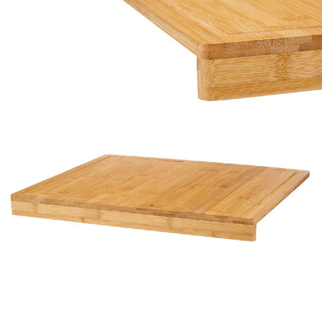 Asse per Impastare Legno di Bambù 53x46 H4.3cm Preparazione Dolci Pizza Pasta