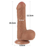 Dildo Realistico Sliding-Skin Dong 7.0 Brown